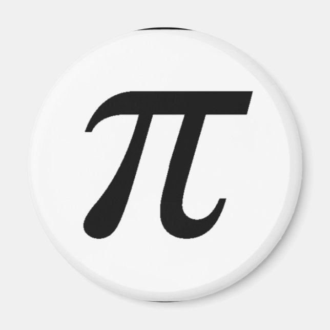 Pi Round Magnet (Front)