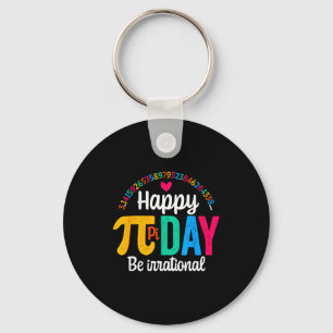 Pi Shirt Math Teacher Student Funny 3.14 Pie Happy Keychain