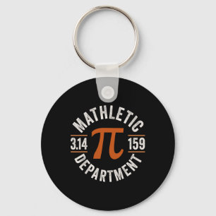Pi Shirt Teacher Mathletic Department Vintage 3.14 Keychain