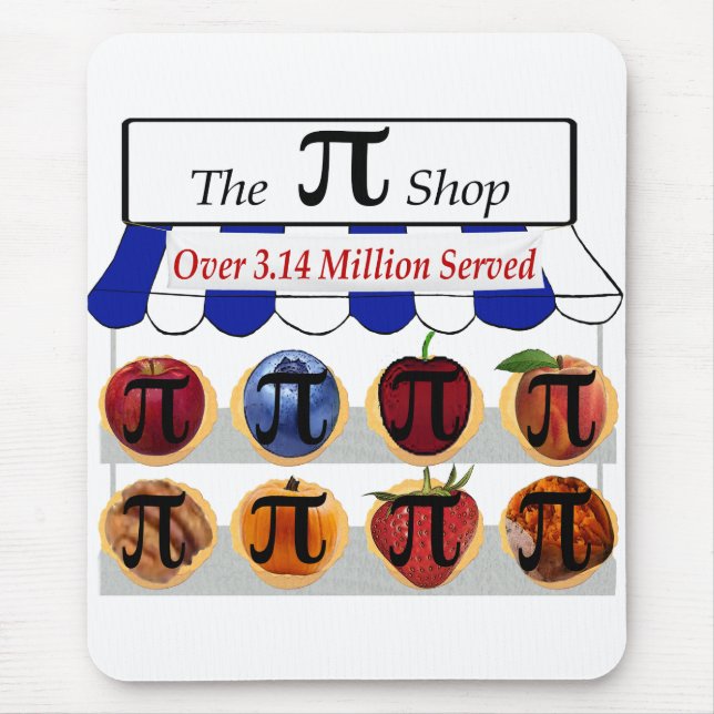 Pi Shop Mouse Pad (Front)