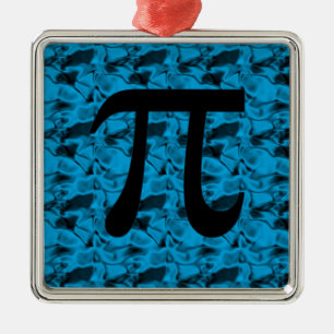 Pi Sign Metal Ornament