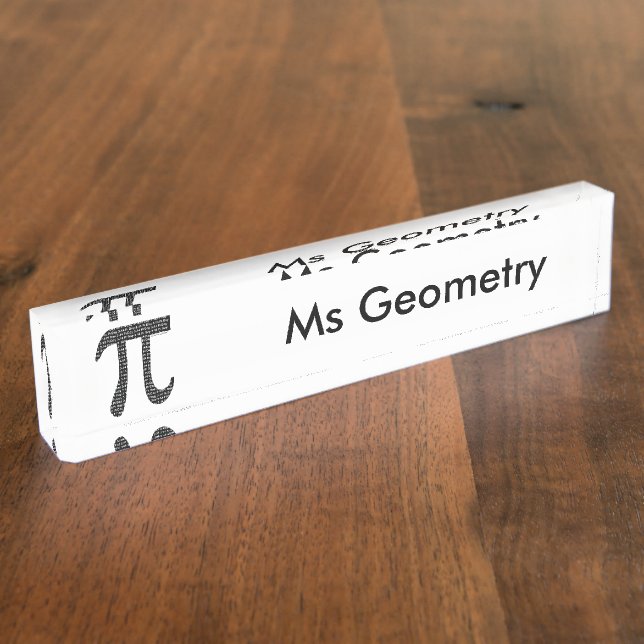 Pi Simple Nameplate (Side)