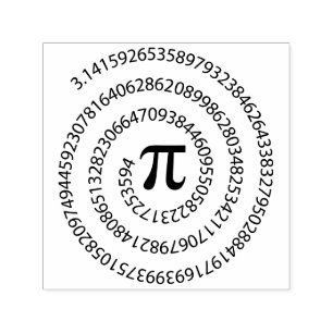  PI Stamp, Math Gift, Math Geek Stamp,Math Teacher Self-inking Stamp