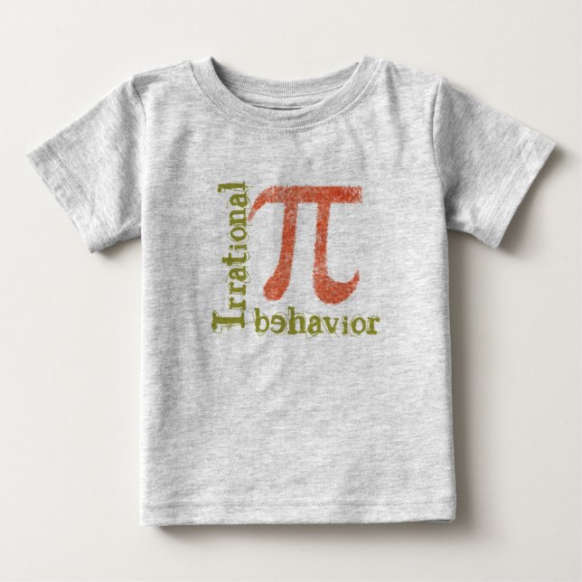 Pi Symbol Irrational Behaviour Infant's T shirt (Front)