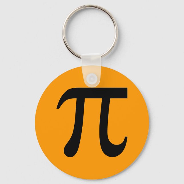 Pi Symbol Keychain (Front)
