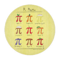Pi Symbol Menu Cute Math Teacher