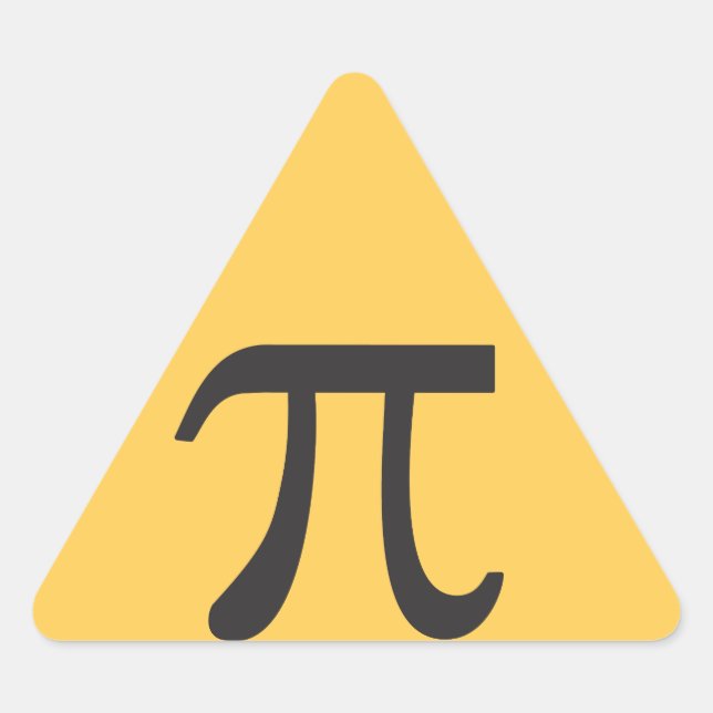 Pi Symbol Stickers (Front)
