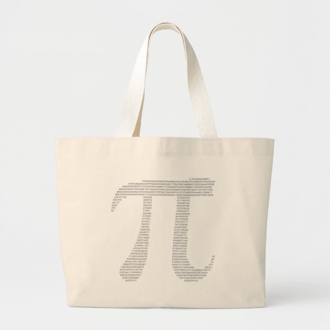 Pi Symbol Tote Bag (Front)