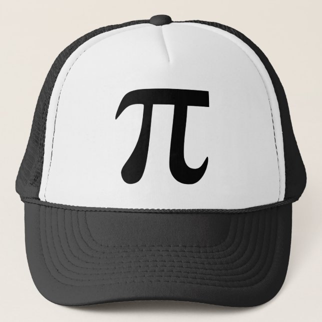 Pi Symbol Trucker Hat (Front)