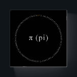 Pi, The Irrational Mathematical Constant Glass Paperweight<br><div class="desc">This black and white art piece, designed digitally, is released in commemoration of Pi Day, which is observed each year on March 14. The date 3.14 corresponds to the rounded value of π (pi), a well-recognized mathematical constant. The design features the value of the Pi constant to the first 100...</div>