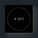 Pi, The Irrational Mathematical Constant Glass Paperweight<br><div class="desc">This black and white art piece, designed digitally, is released in commemoration of Pi Day, which is observed each year on March 14. The date 3.14 corresponds to the rounded value of π (pi), a well-recognized mathematical constant. The design features the value of the Pi constant to the first 100...</div>