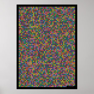 Pi to the 3,141th decimal place poster