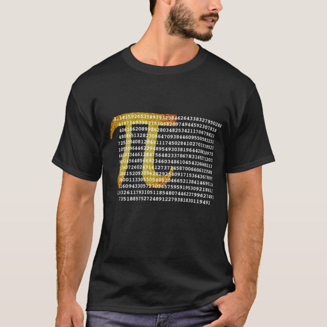 Pi Value Amusant Design Graphic-Tee T-Shirt (Devant)