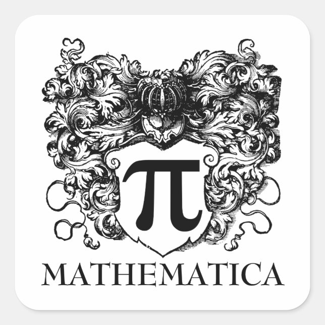 Pi Warrior Square Sticker (Front)