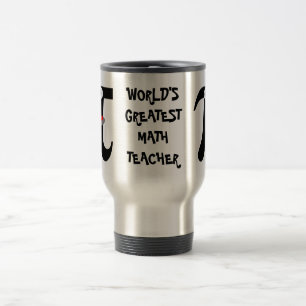 PI World's Greatest Math Teacher Aluminum Mug