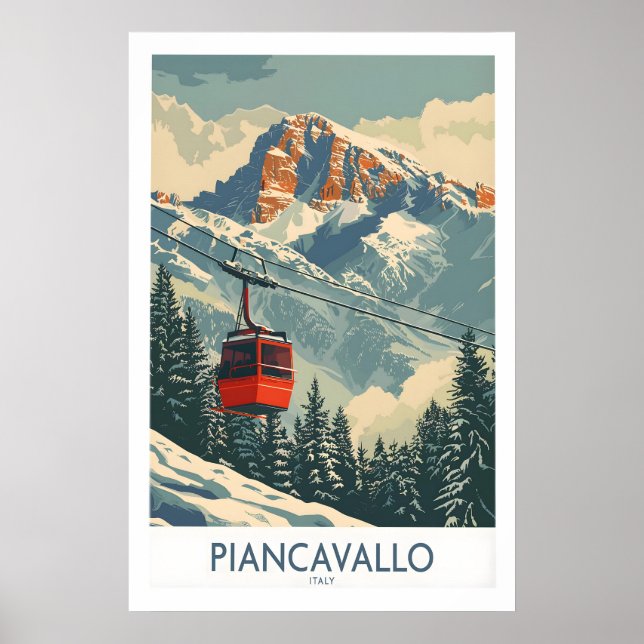 Piancavallo Ski Print - Italy 1 (Front)