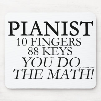 Pianist 10 Fingers 88 Keys Mouse Pad