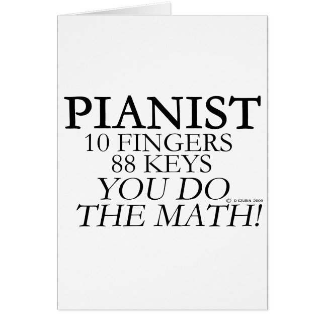 Pianiste 10 Doigts 88 Touches (Devant)