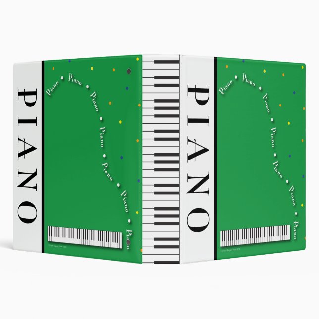 Piano à queue 1,5" classeur (Arrière-plan)