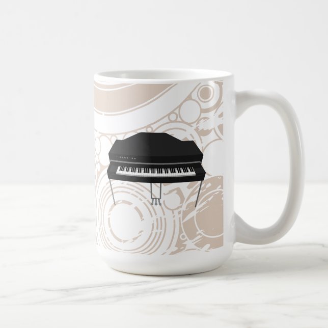 Piano à queue électrique : modèle 3D : Tasse de (Droite)