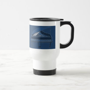 Piano à queue : Peinture de modèle : Tasse de
