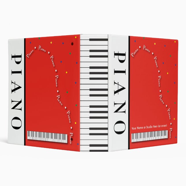 Piano à queue personnalisable 2" classeur (Arrière-plan)