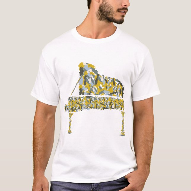 Piano abstract T-Shirt (Front)