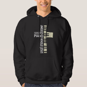 Piano All I Need is Music Jesus Christian Musician Hoodie