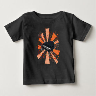 Piano and Music Baby T-Shirt