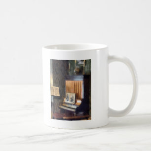Piano and Sheet Music on Stand Coffee Mug