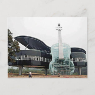 Piano And Violin House Postcard
