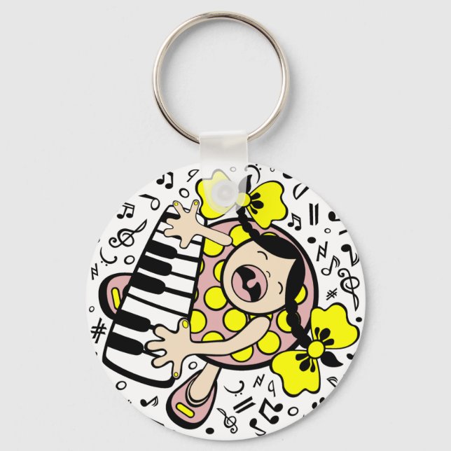 piano baby keychain (Front)