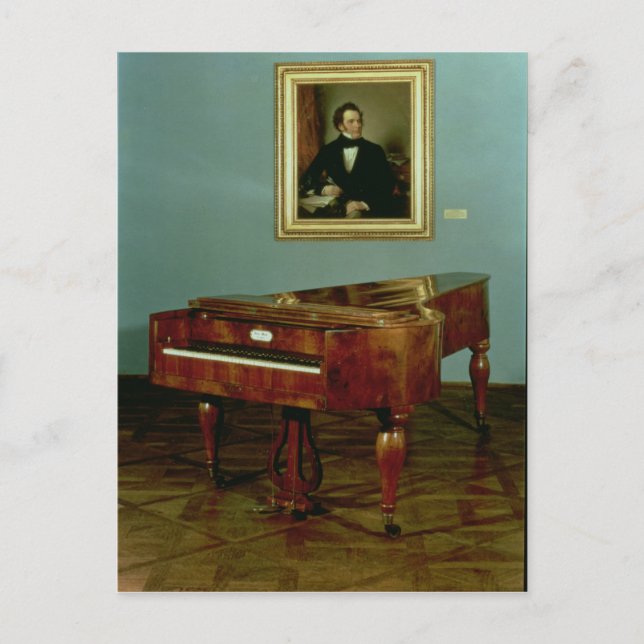 Piano belonging to Franz Peter Schubert Postcard (Front)