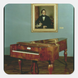 Piano belonging to Franz Peter Schubert Square Sticker