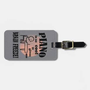 Piano, Brain Freeze Luggage Tag