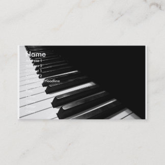 Piano Business Card