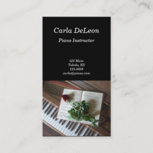 Piano Business Card