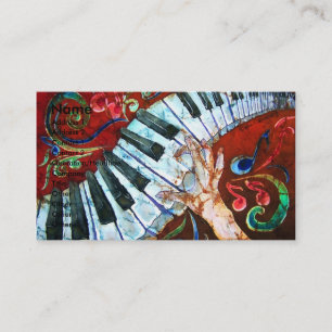 Piano Business Card Template 1