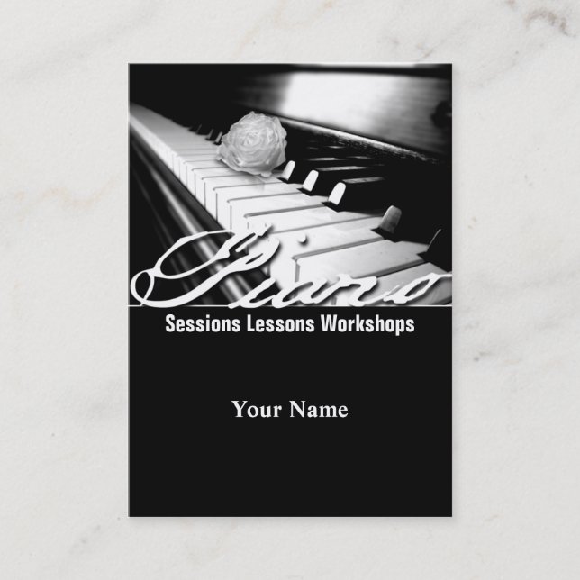 Piano - Business -, Carte de calendrier (Devant)