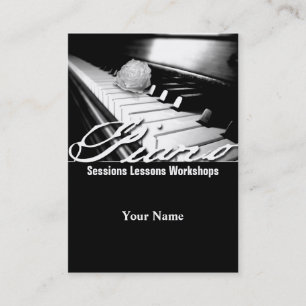 Piano - Business-, Schedule Card