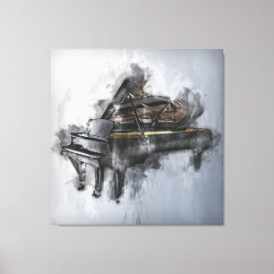 Piano Canvas Print