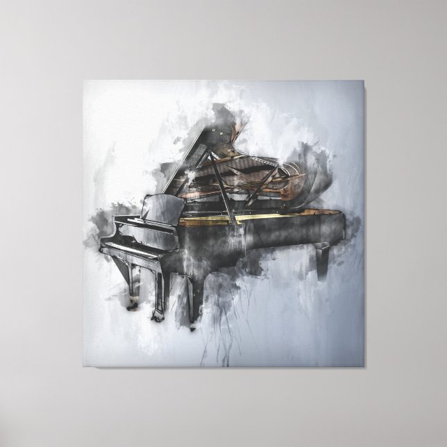 Piano Canvas Print (Front)