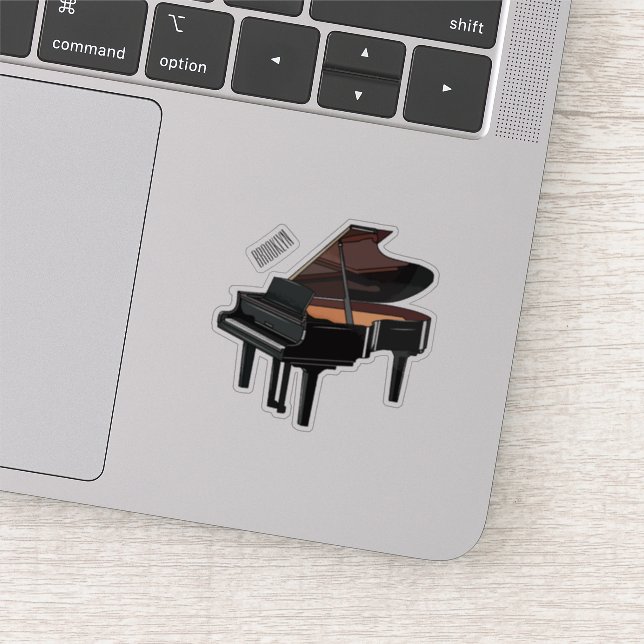 Piano cartoon illustration (Detail)