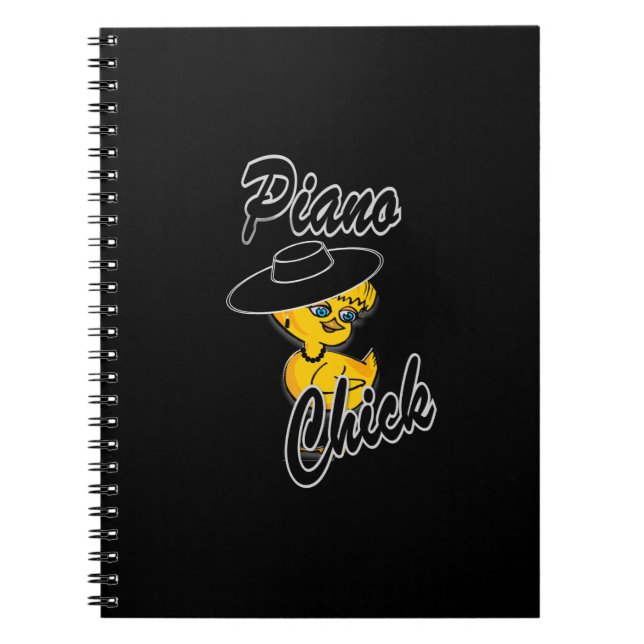 Piano Chick #4 Notebook (Front)