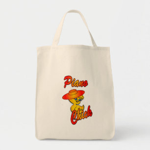 Piano Chick #5 Tote Bag