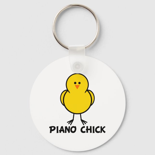 Piano Chick Keychain (Front)