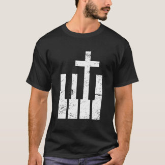 Piano Christian Music Piano Christian Music Grey S T-Shirt