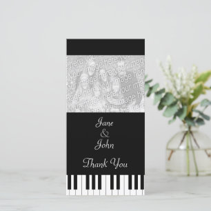 Piano Clavier Musique Mariage Photo Merci
