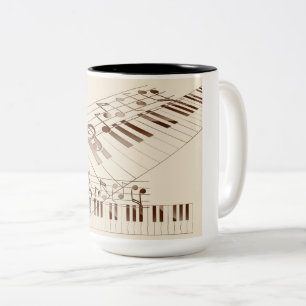 Piano coffee mug
