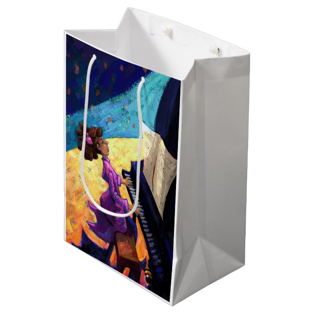 Piano Concert Medium Gift Bag (Front Angled)